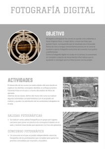 Cartel curso fotografía