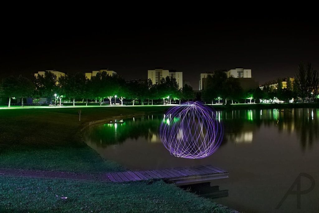 Light painting Lago curso