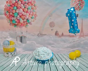 escena smash cake